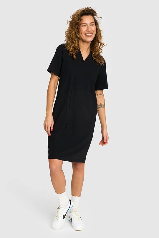 SENSITIVE fabric short sleeve dress 1 | Audimas