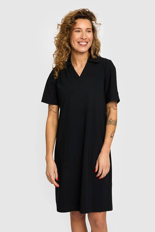 SENSITIVE fabric short sleeve dress 2 | Audimas