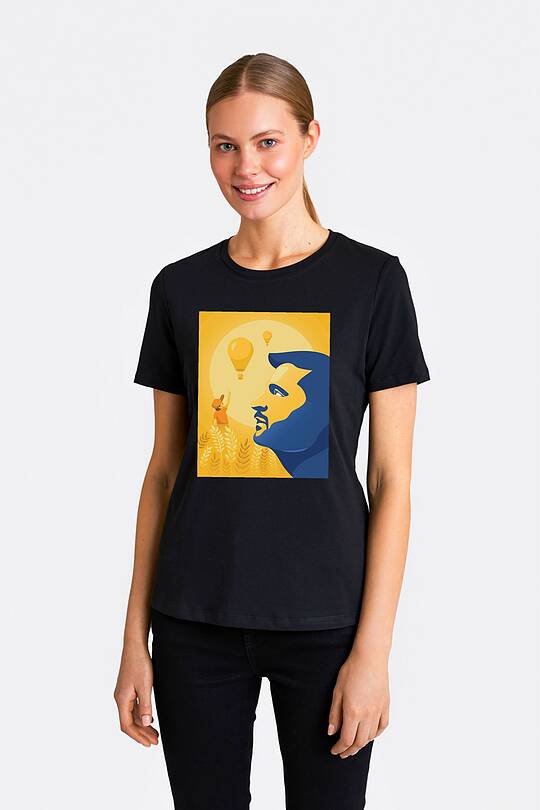 Short sleeves cotton T-shirt A nation of heroes 1 | Audimas
