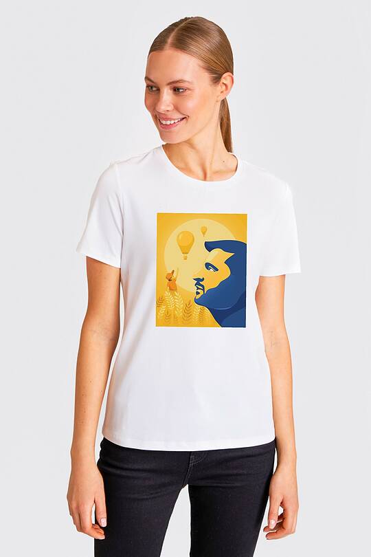 Short sleeves cotton T-shirt A nation of heroes 1 | Audimas