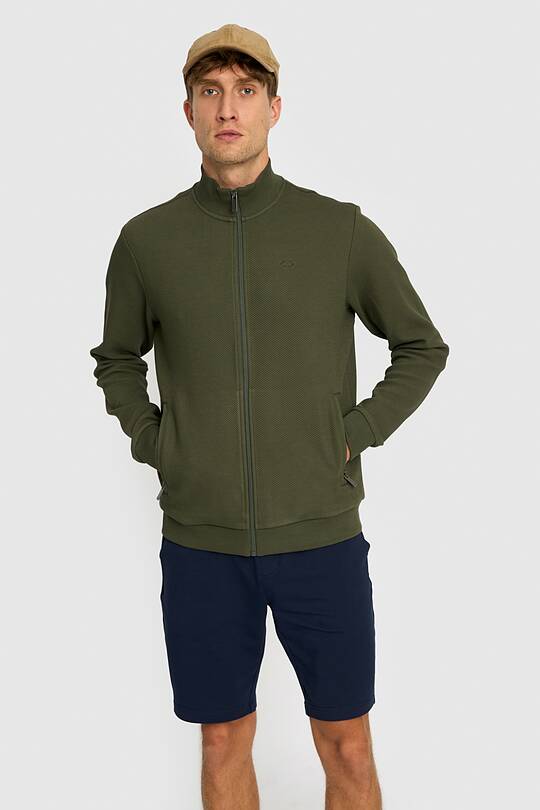 Textured full-zip club jacket 1 | Audimas