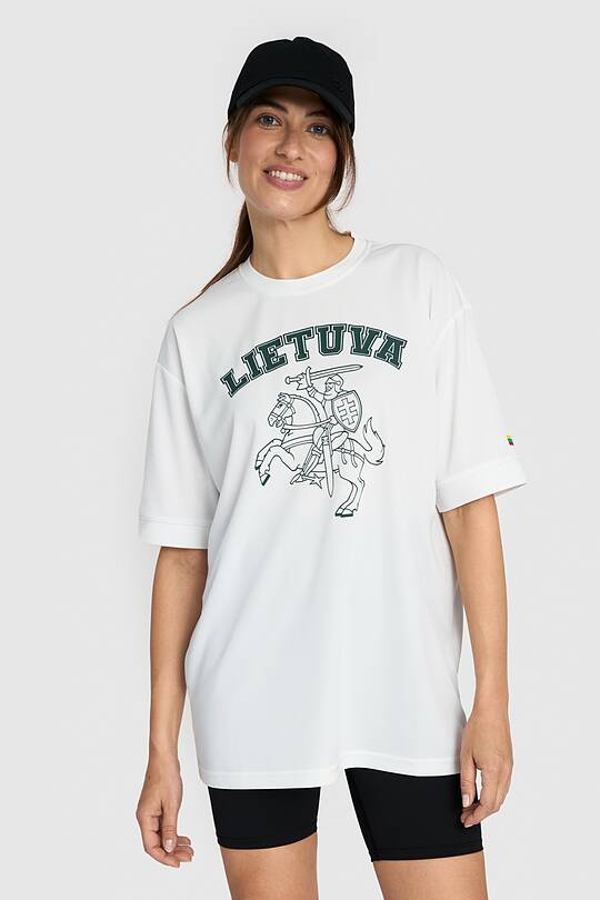 Synthetic oversized T-shirt 1 | Audimas