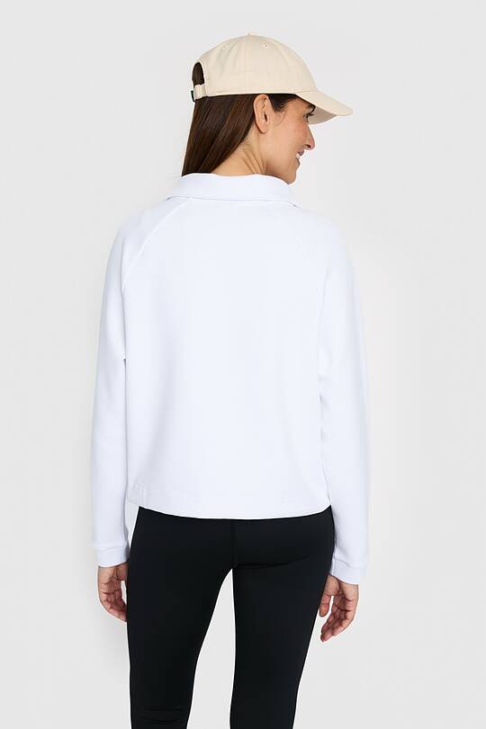 Cotton pique half-zip sweatshirt 2 | Audimas