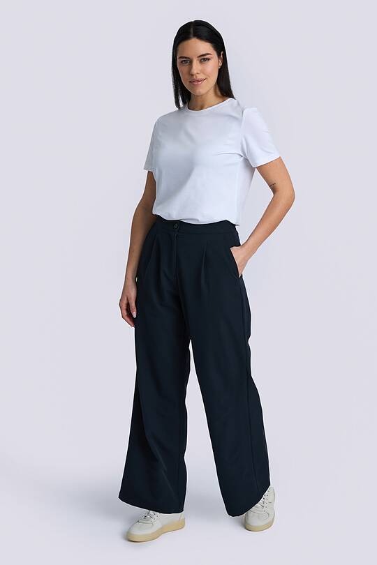 High waisted wide leg pants 1 | Audimas