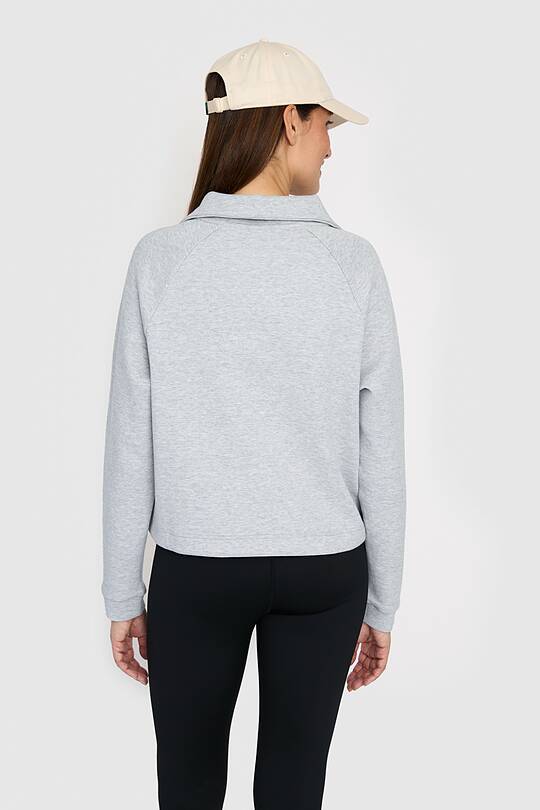 Cotton pique half-zip sweatshirt 2 | Audimas