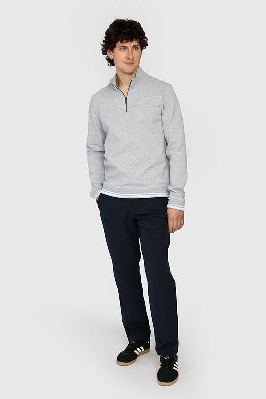 Straight fit pants with pleats 1 | Audimas
