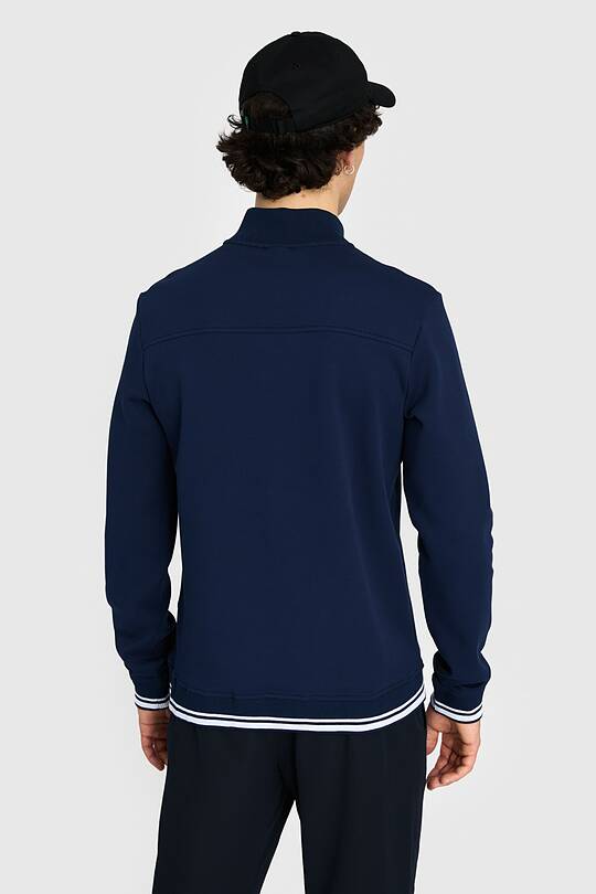 Cotton pique half-zip sweatshirt 2 | Audimas