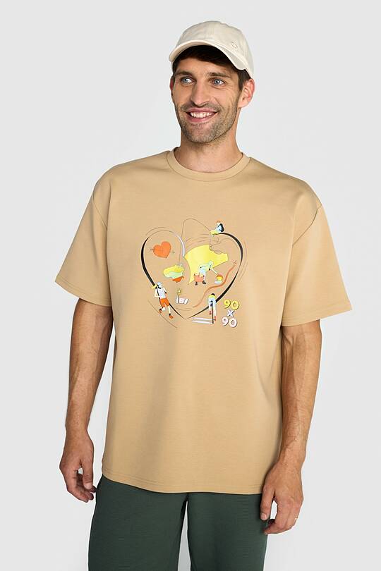 Short sleeves cotton T-shirt SUMMER OF MOVEMENT 90X90 2 | Audimas