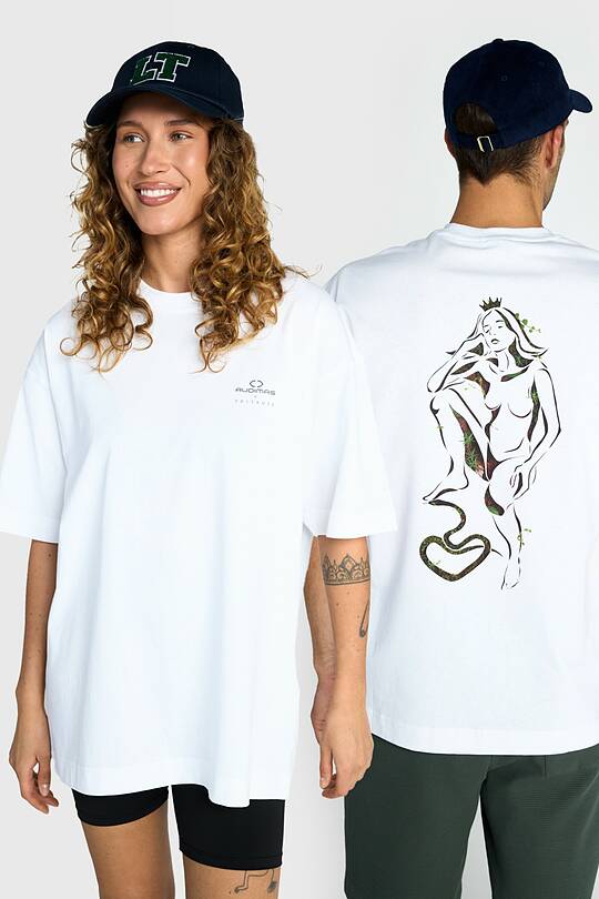 Short sleeves cotton T-shirt EGLĖ AND THE GRASS SNAKE 1 | Audimas