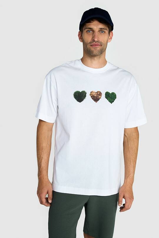 Short sleeves cotton T-shirt UNITY OF NATURE 2 | Audimas