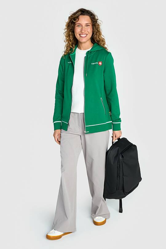 National collection cotton full-zip hoodie 1 | Audimas