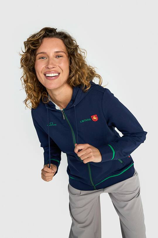 National collection cotton full-zip hoodie 2 | Audimas