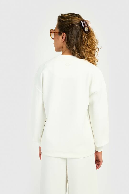 Textured crewneck sweatshirt with Viscose 2 | Audimas