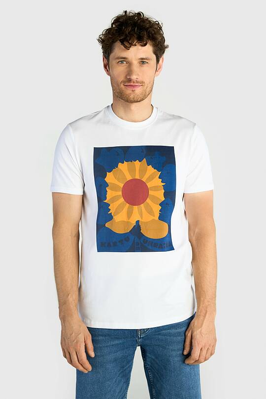 Short sleeves cotton T-shirt Together with Ukraine 1 | Audimas