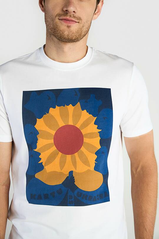 Short sleeves cotton T-shirt Together with Ukraine 2 | Audimas
