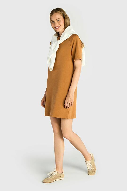 Textured dress with viscose 1 | Audimas