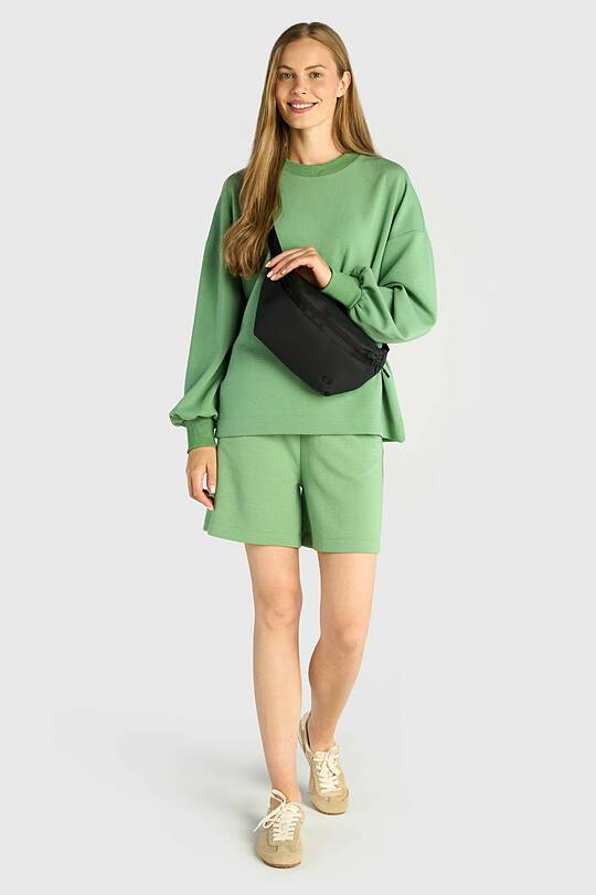 Textured sweatshorts with viscose 1 | Audimas