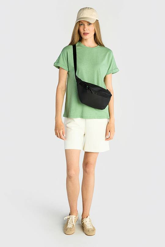 Textured sweatshorts with viscose 1 | Audimas