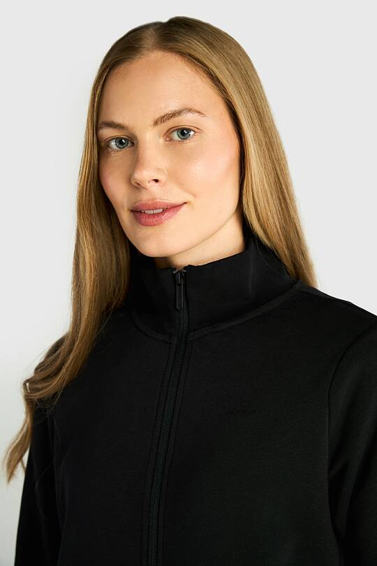 Cotton French terry full-zip sweatshirt 2 | Audimas
