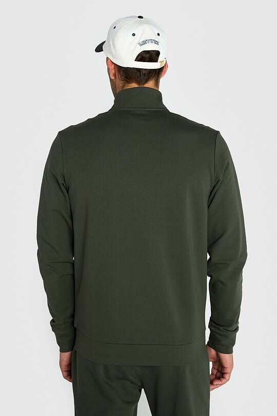 Cotton French terry full-zip sweatshirt 2 | Audimas