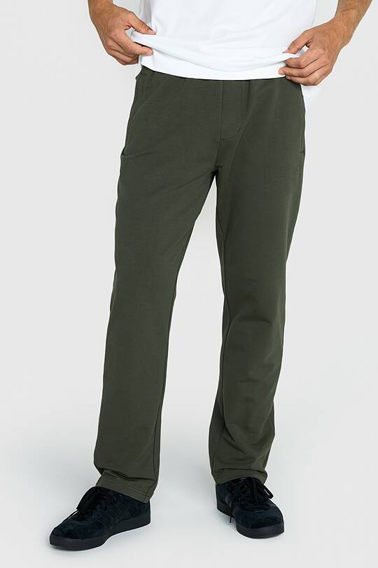Straight cut cotton French terry sweatpant 2 | Audimas