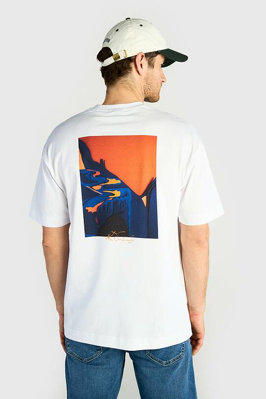 Short sleeves cotton T-shirt Mountain serpentines 1 | Audimas