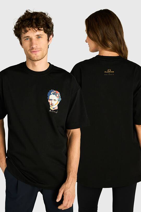 Short sleeves cotton T-shirt Code of culture 1 | Audimas