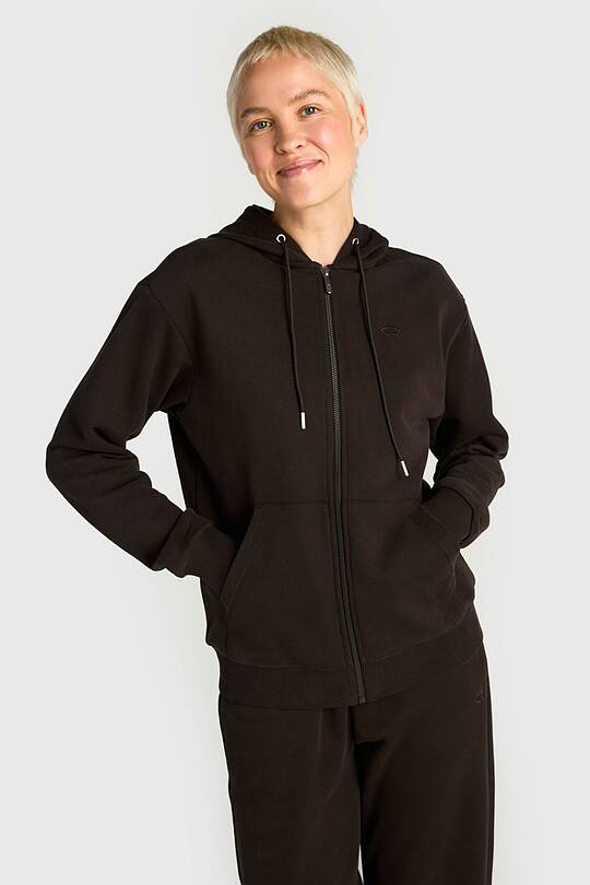 Soft full-zip cotton hoodie 1 | Audimas