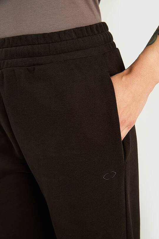 Peach-touch cotton wide sweatpants 2 | Audimas