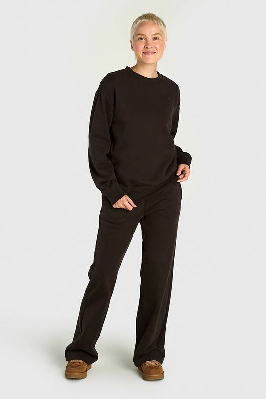 Peach-touch cotton wide sweatpants 1 | Audimas