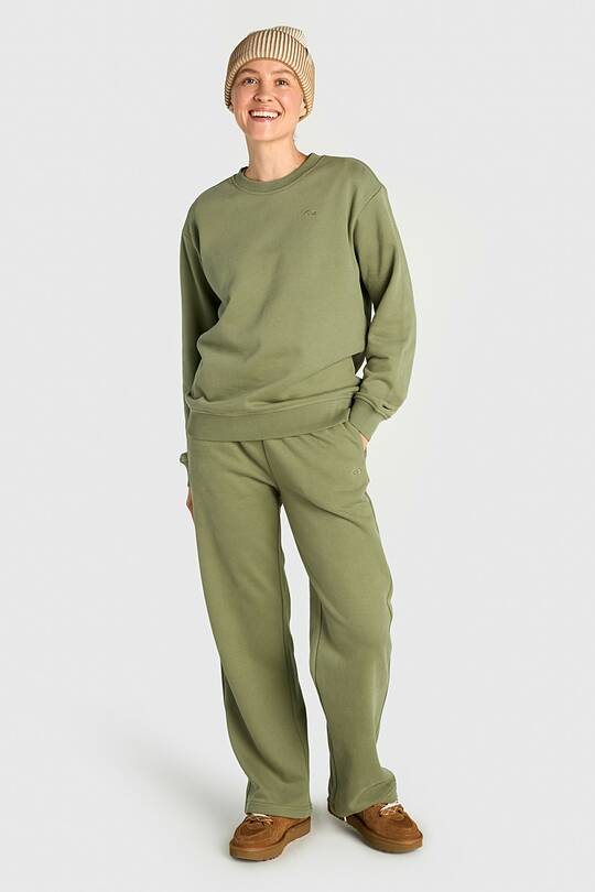 Peach-touch cotton wide sweatpants 1 | Audimas