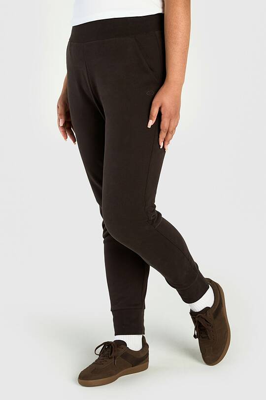 Peach-touch tapered fit cotton sweatpants 2 | Audimas