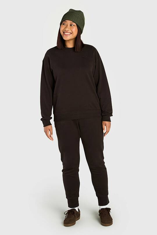 Peach-touch tapered fit cotton sweatpants 1 | Audimas