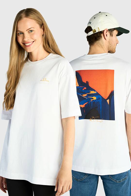 Short sleeves cotton T-shirt Mountain serpentines 1 | Audimas