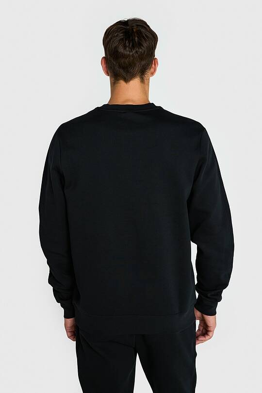 Cotton pique crewneck sweatshirt 2 | Audimas