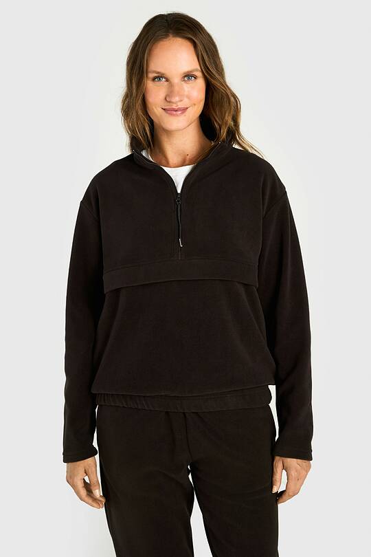 Fleece half-zip sweatshirt 1 | Audimas
