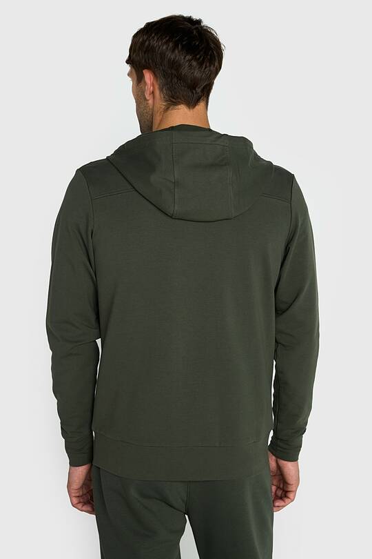 Cotton French terry full-zip hoodie 2 | Audimas