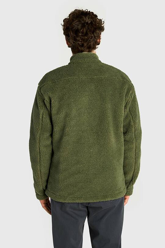 Oversized full-zip sherpa fleece jacket 2 | Audimas