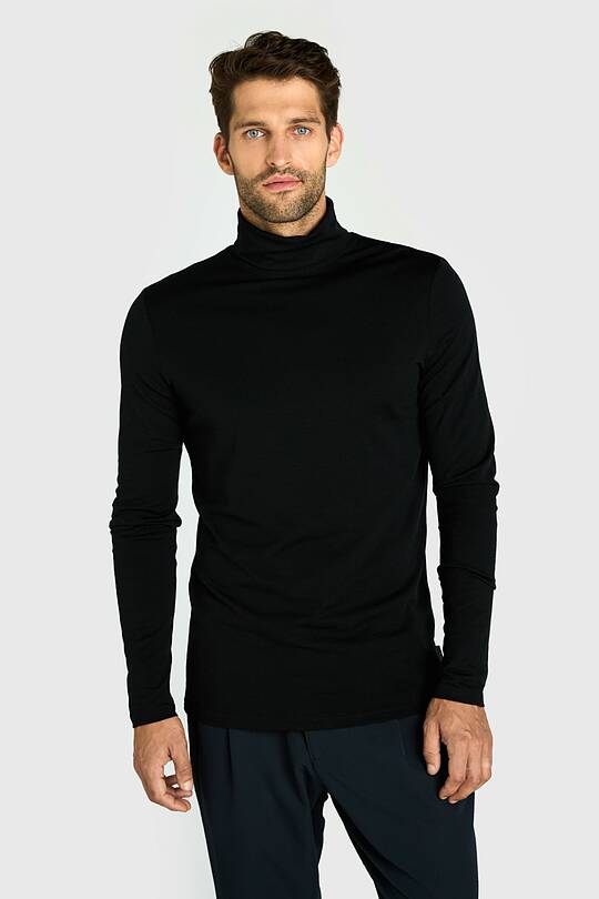 Light merino wool roll neck top 1 | Audimas