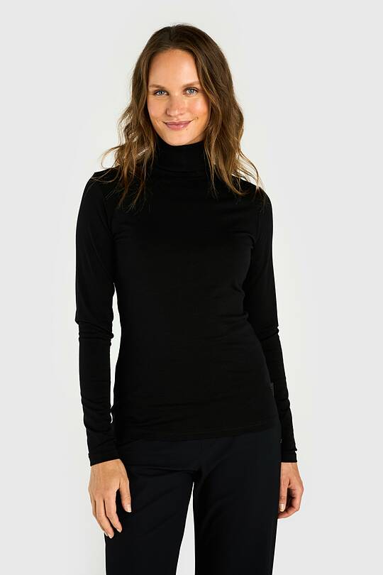 Light merino wool roll neck top 1 | Audimas