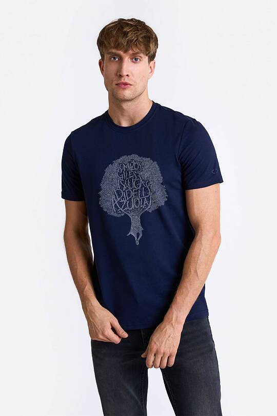 Short sleeves cotton T-shirt the strenght of centuries 1 | Audimas