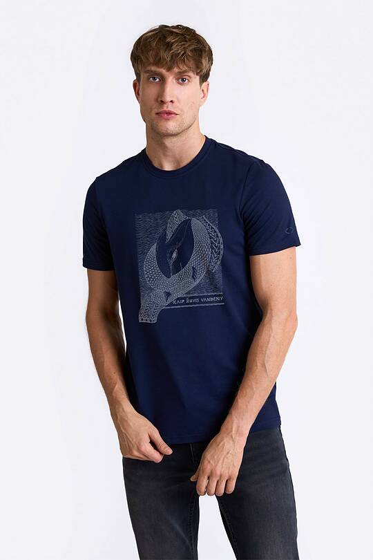 Short sleeves cotton T-shirt the mystery of the deep 1 | Audimas