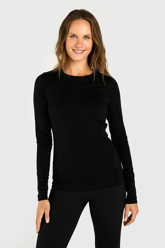 Merino wool long sleeve round neck top 1 | Audimas