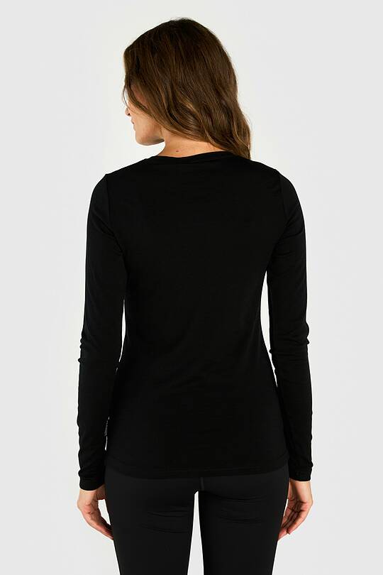 Merino wool long sleeve round neck top 2 | Audimas