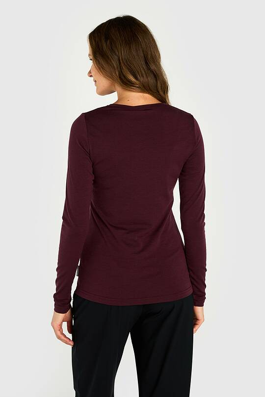 Merino wool long sleeve round neck top 2 | Audimas