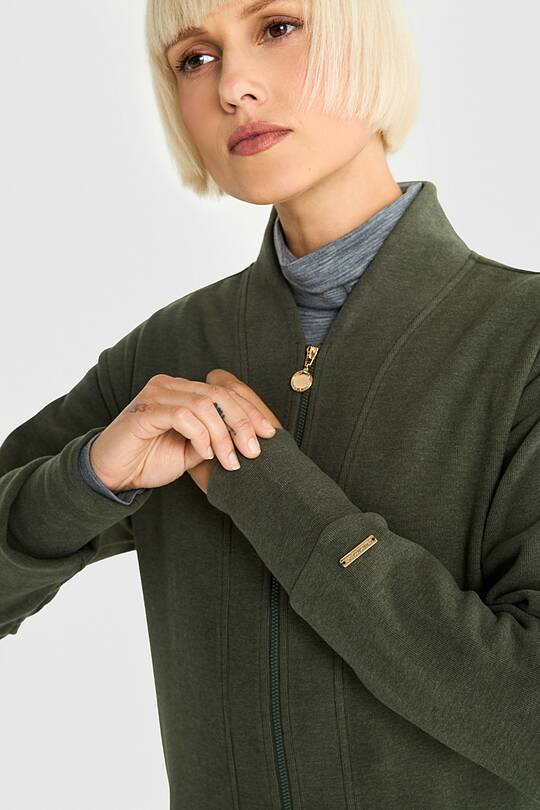 Velour full-zip sweatshirt 2 | Audimas