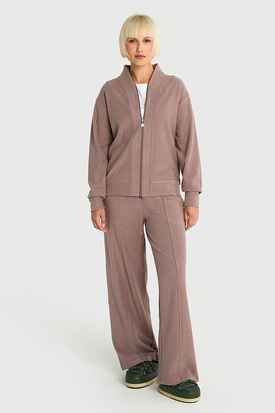 Velour wide sweatpants 1 | Audimas