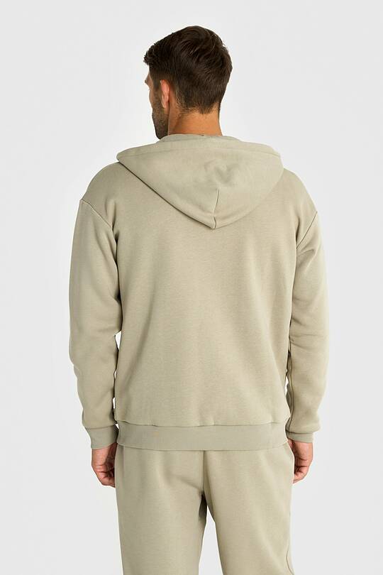 Cotton fleece full-zip hoodie 2 | Audimas