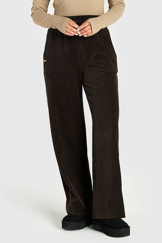 Wide corduroy velour sweatpants 2 | Audimas