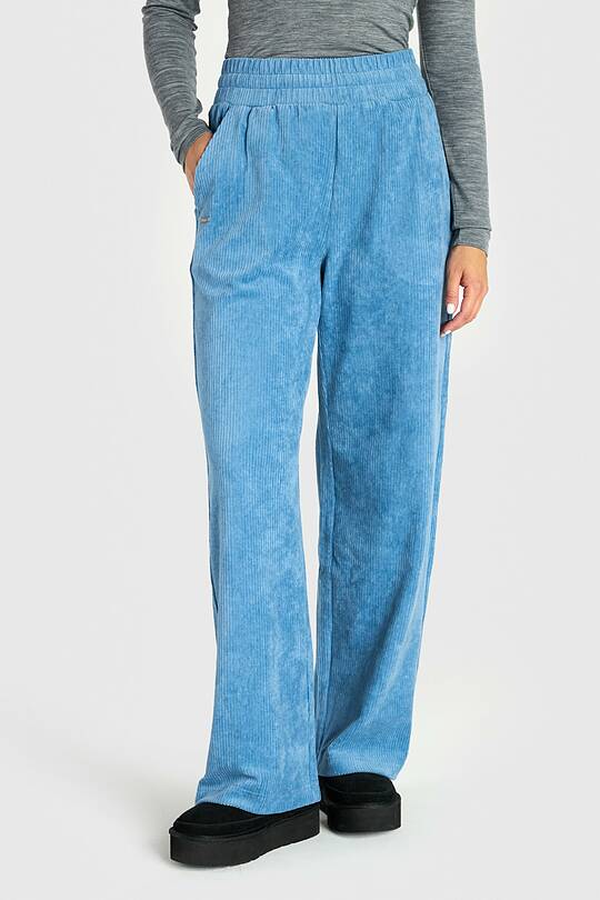 Wide corduroy velour sweatpants 2 | Audimas